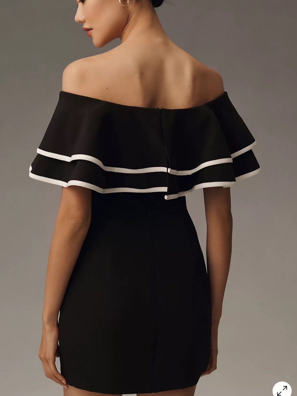 Endless Rose Off-The-Shoulder Ruffle Mini Dress - Picture 2 of 4